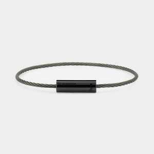 Bracelets | Bracelet 5G – Le Gramme – Céramique – Noir Argenté – Black Ceramic |  Femme/Homme