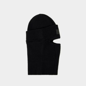 Chapeaux | Bonnet – Y-3 – Laine – Noir  |  Femme