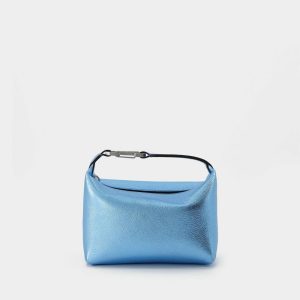 Sacs à main | Sac Moonbag En Cuir Turquoise Bleu – Turquoise | Eera Femme