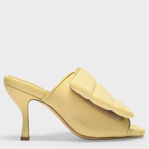 Sandales | Sandales Gia 4 M090 Jaune Marron – Butter Yellow | Gia Borghini Femme